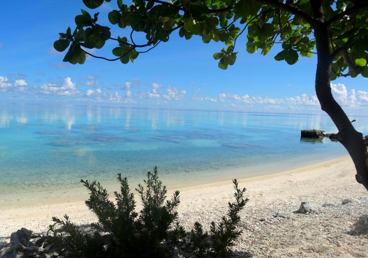 Pension Tiputa Lodge Rangiroa Exterior foto